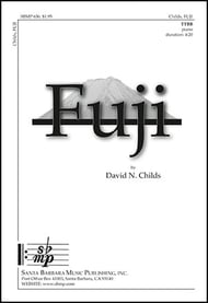 Fuji TTBB choral sheet music cover Thumbnail